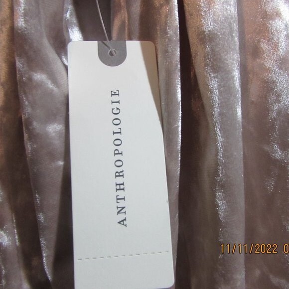 ANTHROPOLOGIE WOMEN'S TOP SIZE L BLUSH NWT OFFICE DATE NIGHT - Picture 8 of 9